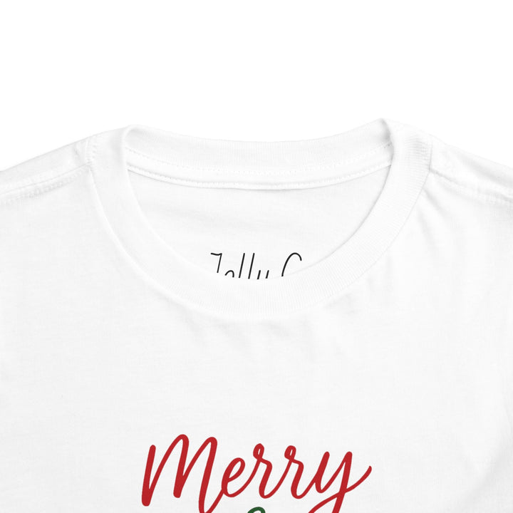 Merry & Bright Toddler Short Sleeve Tee - Jolly Co Creations
