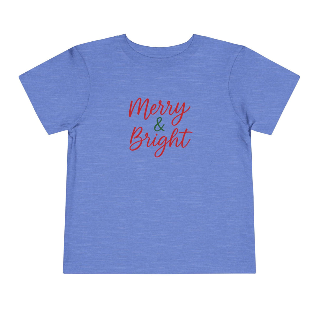 Merry & Bright Toddler Short Sleeve Tee - Jolly Co Creations