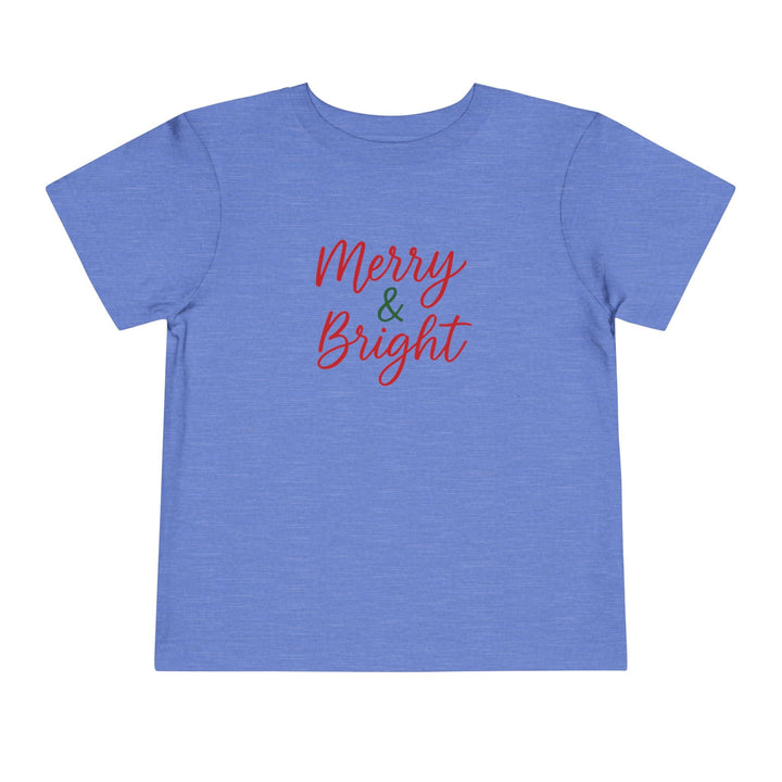 Merry & Bright Toddler Short Sleeve Tee - Jolly Co Creations