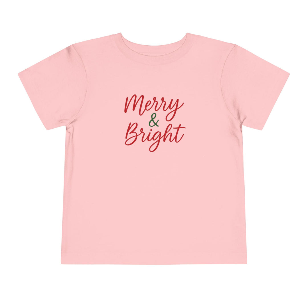 Merry & Bright Toddler Short Sleeve Tee - Jolly Co Creations