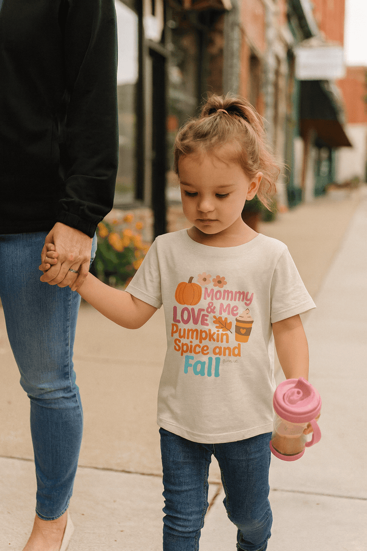 Mommy & Me Pumpkin Spice Toddler Tee - Jolly Co Creations
