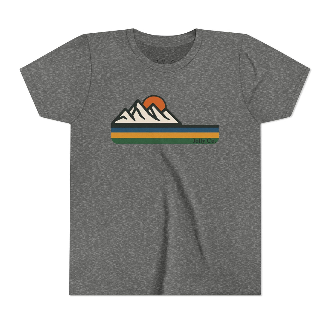 Mountain Sunset Kids Short Sleeve Tee - Jolly Co Creations