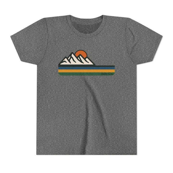 Mountain Sunset Kids Short Sleeve Tee - Jolly Co Creations