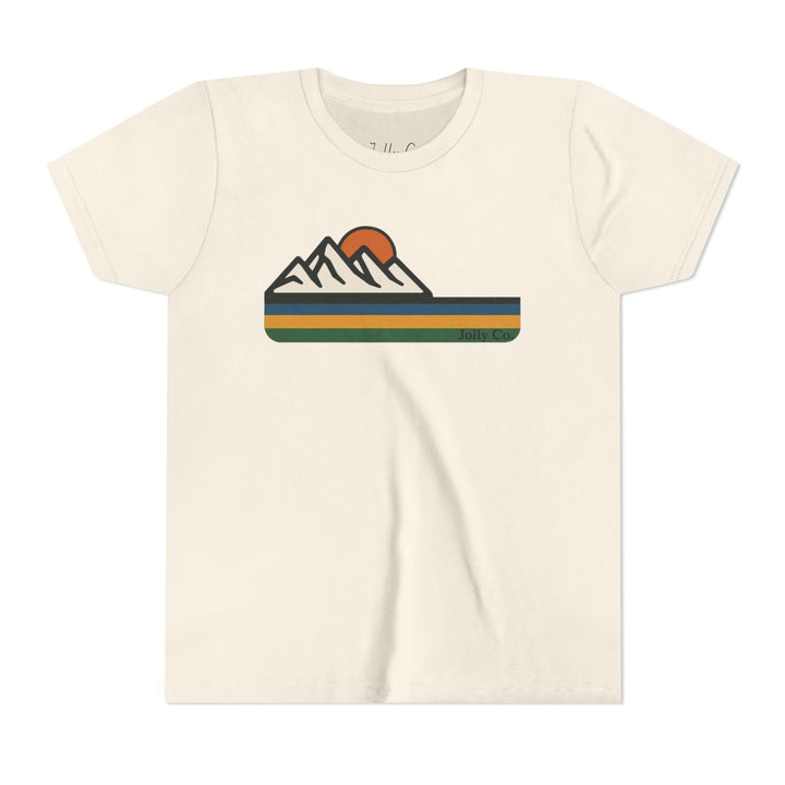 Mountain Sunset Kids Short Sleeve Tee - Jolly Co Creations