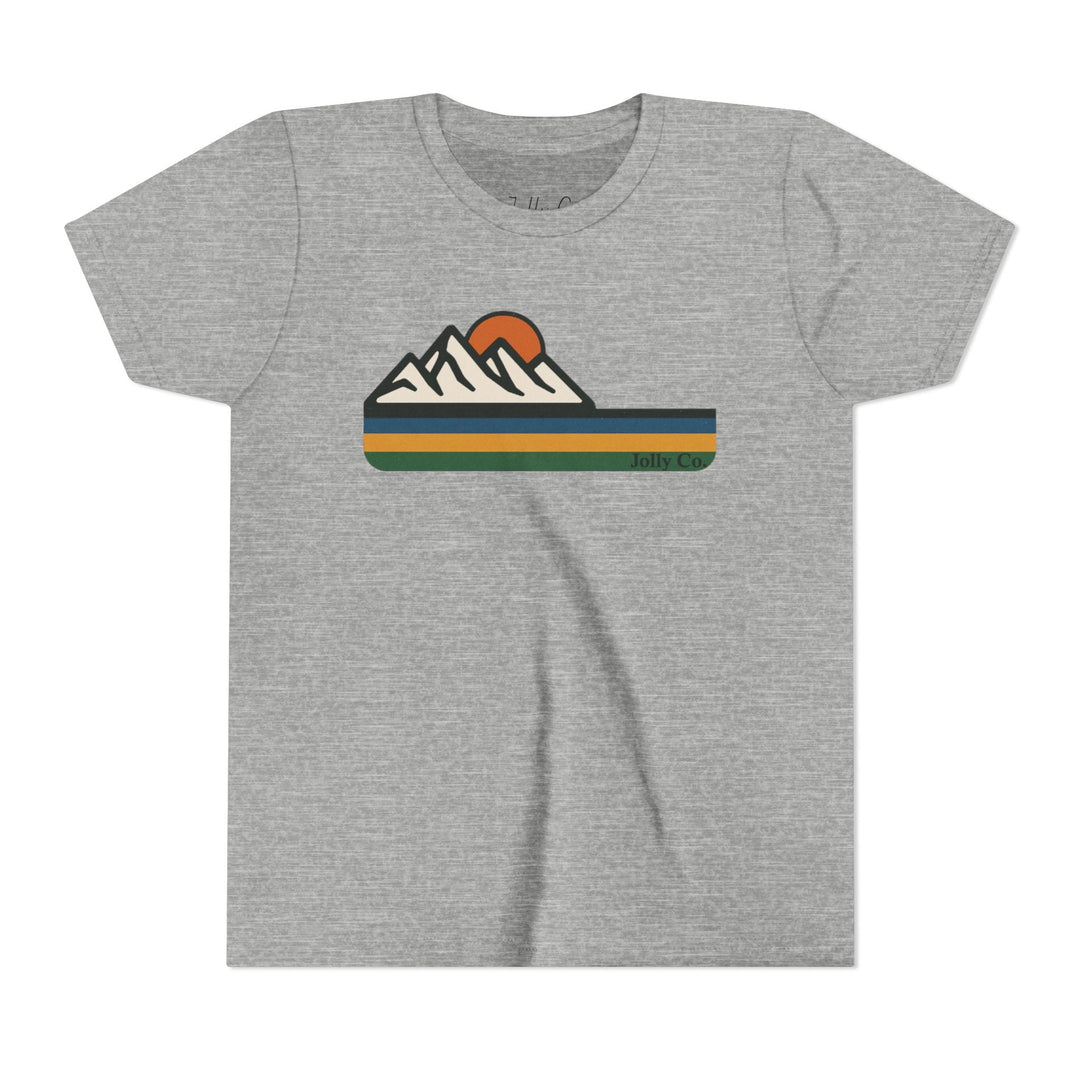 Mountain Sunset Kids Short Sleeve Tee - Jolly Co Creations