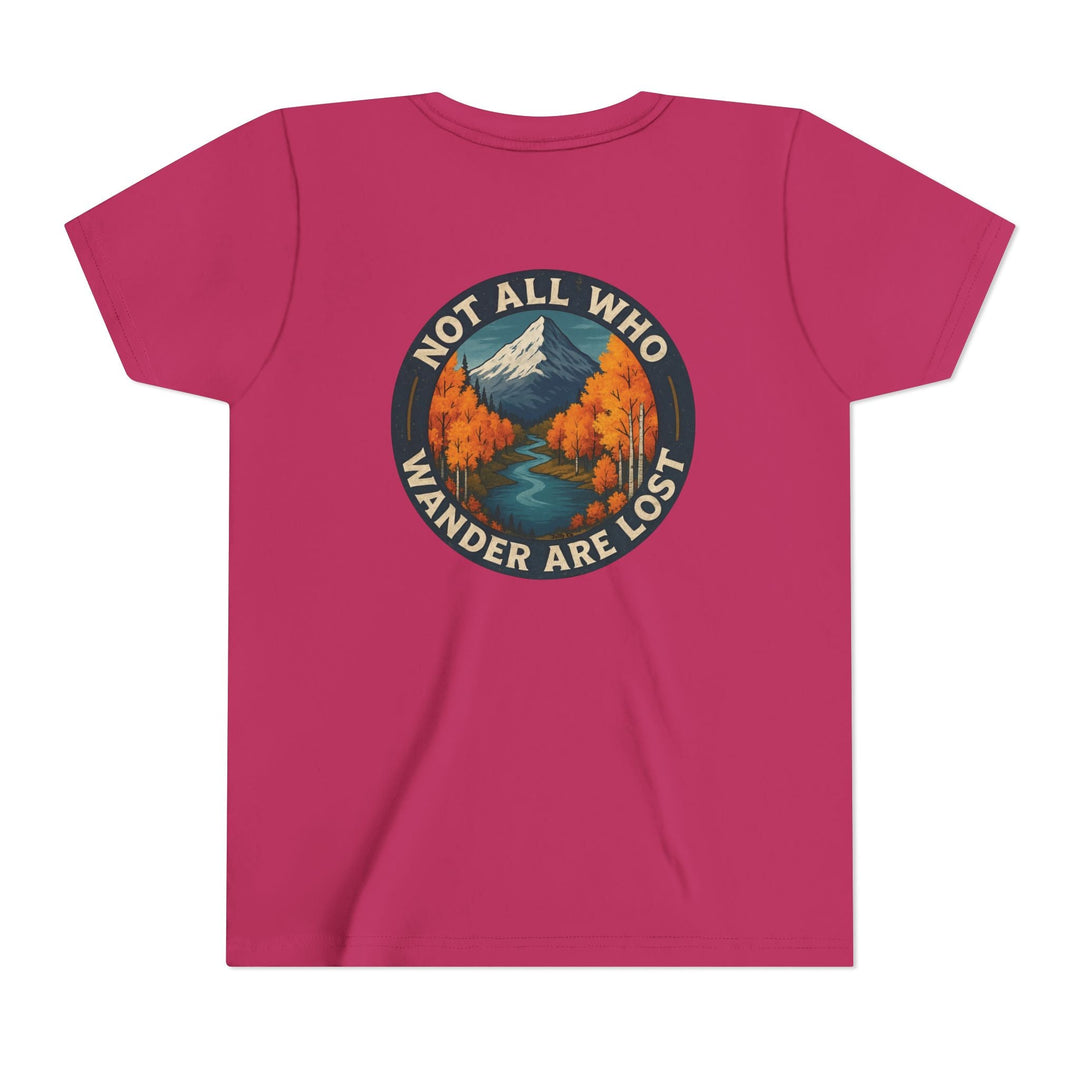 Not All who Wonder are Lost Kids Short Sleeve Tee - Jolly Co Creations