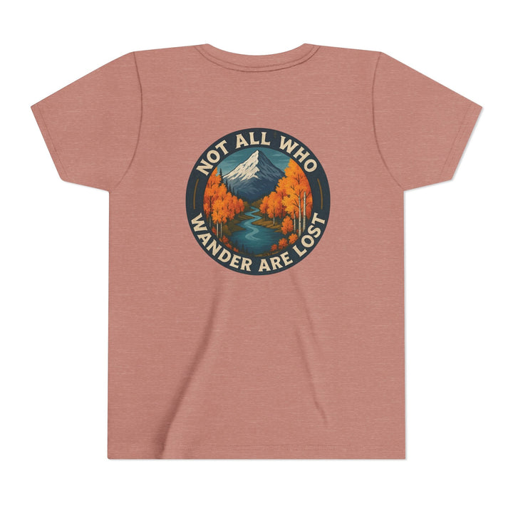 Not All who Wonder are Lost Kids Short Sleeve Tee - Jolly Co Creations