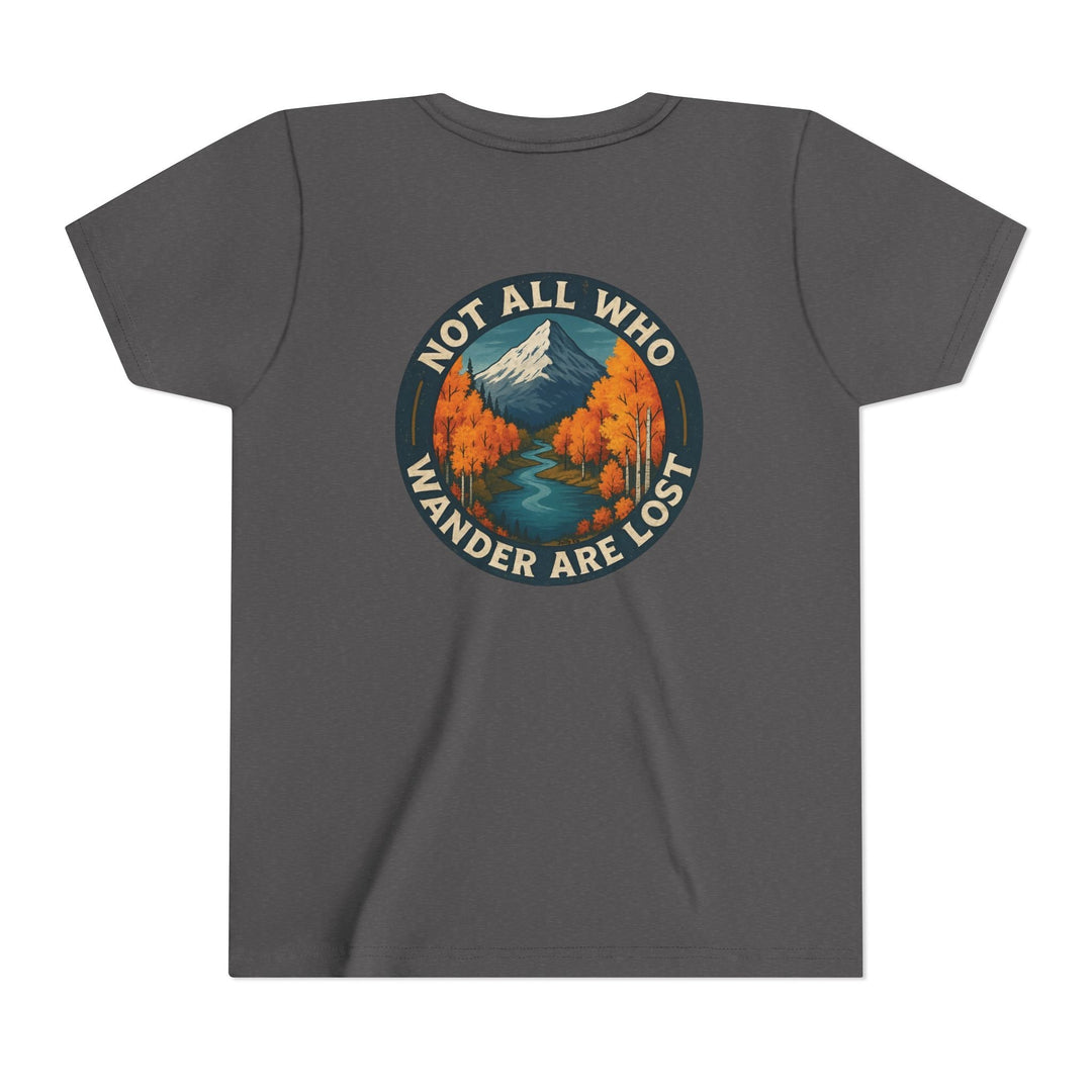 Not All who Wonder are Lost Kids Short Sleeve Tee - Jolly Co Creations