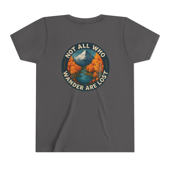 Not All who Wonder are Lost Kids Short Sleeve Tee - Jolly Co Creations