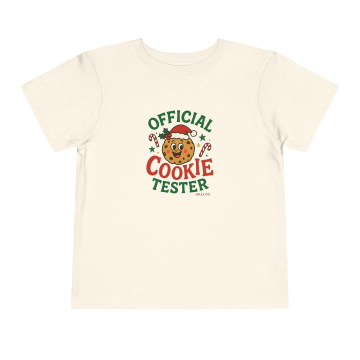 Official Cookie Tester Toddler Short Sleeve Tee - Jolly Co Creations