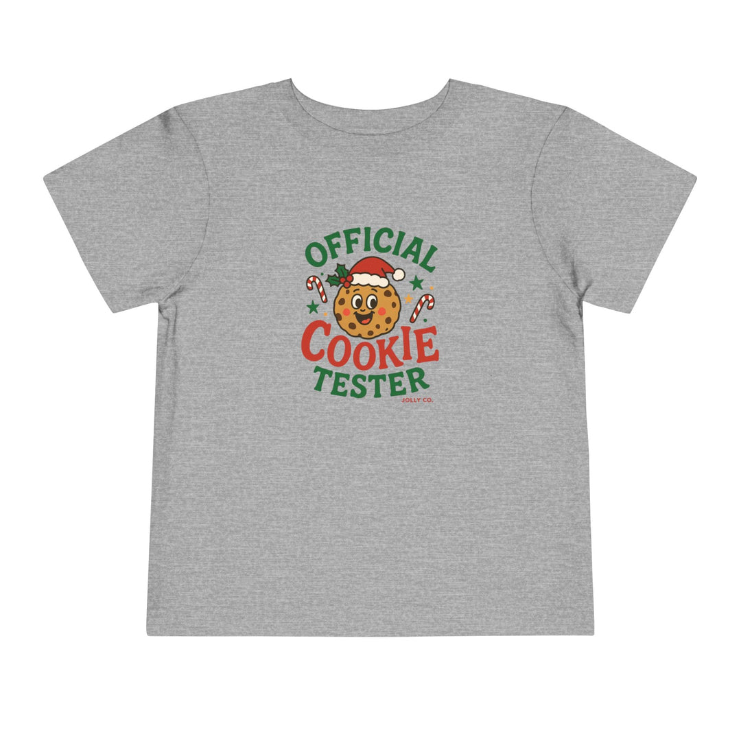 Official Cookie Tester Toddler Short Sleeve Tee - Jolly Co Creations