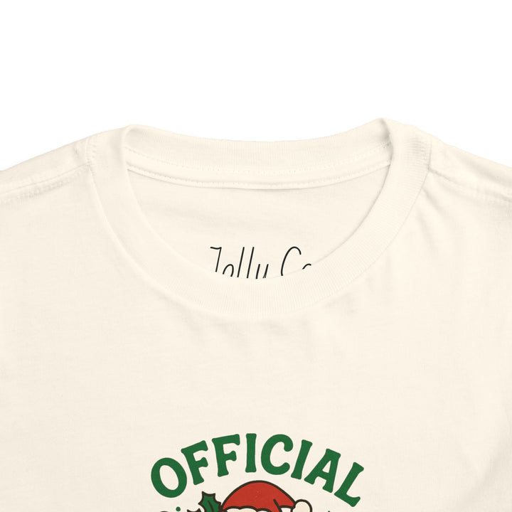 Official Cookie Tester Toddler Short Sleeve Tee - Jolly Co Creations