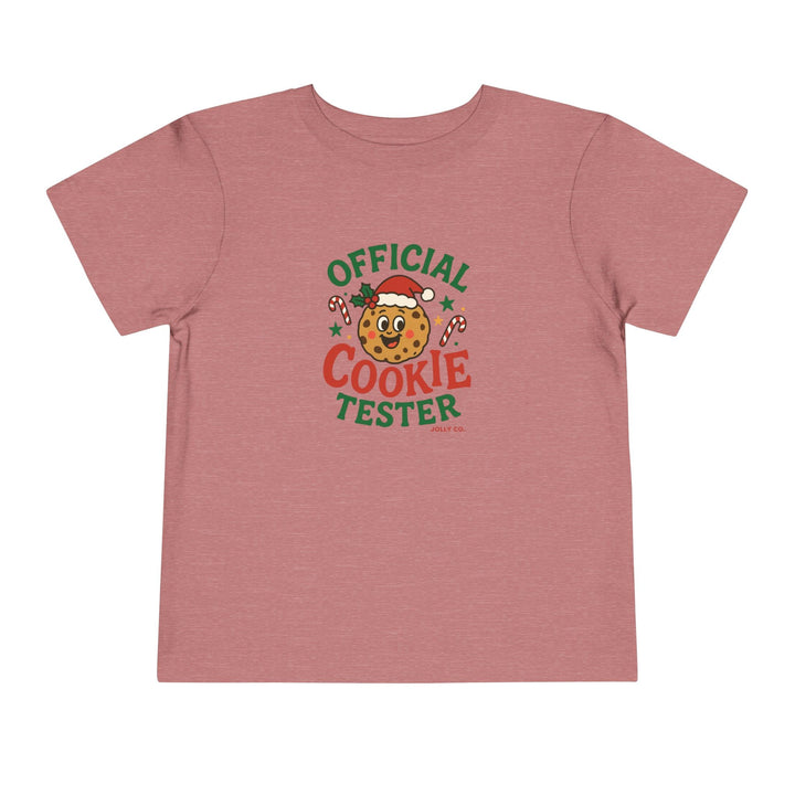 Official Cookie Tester Toddler Short Sleeve Tee - Jolly Co Creations