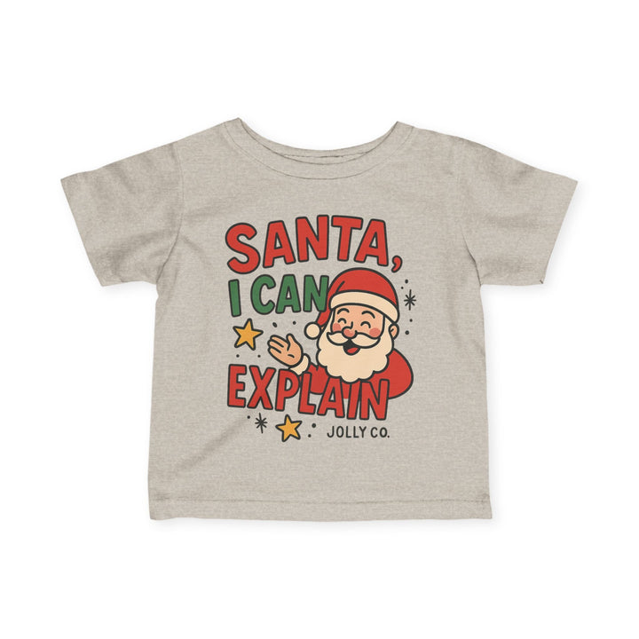 Santa, I Can Explain Baby Short Sleeve Tee - Jolly Co Creations