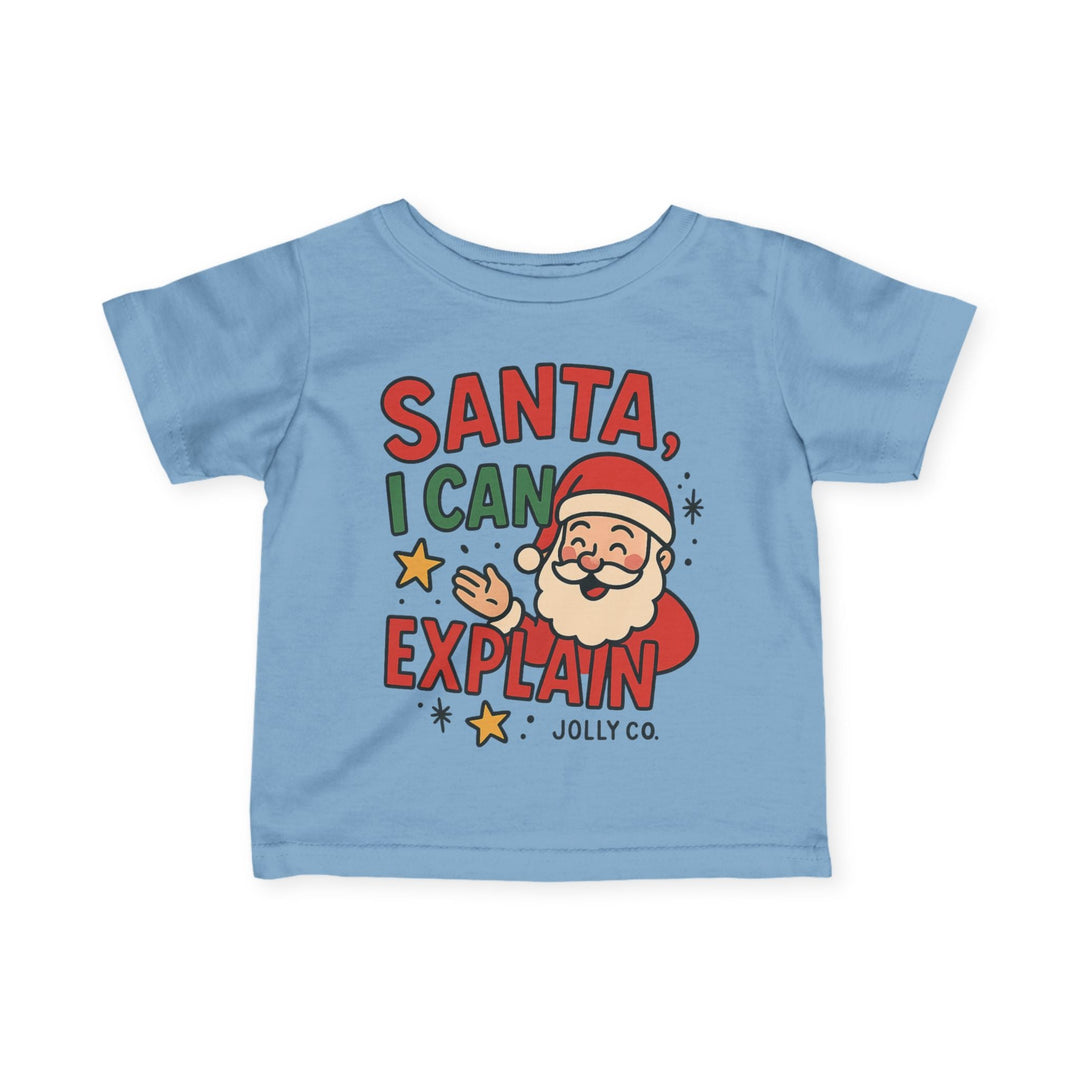 Santa, I Can Explain Baby Short Sleeve Tee - Jolly Co Creations