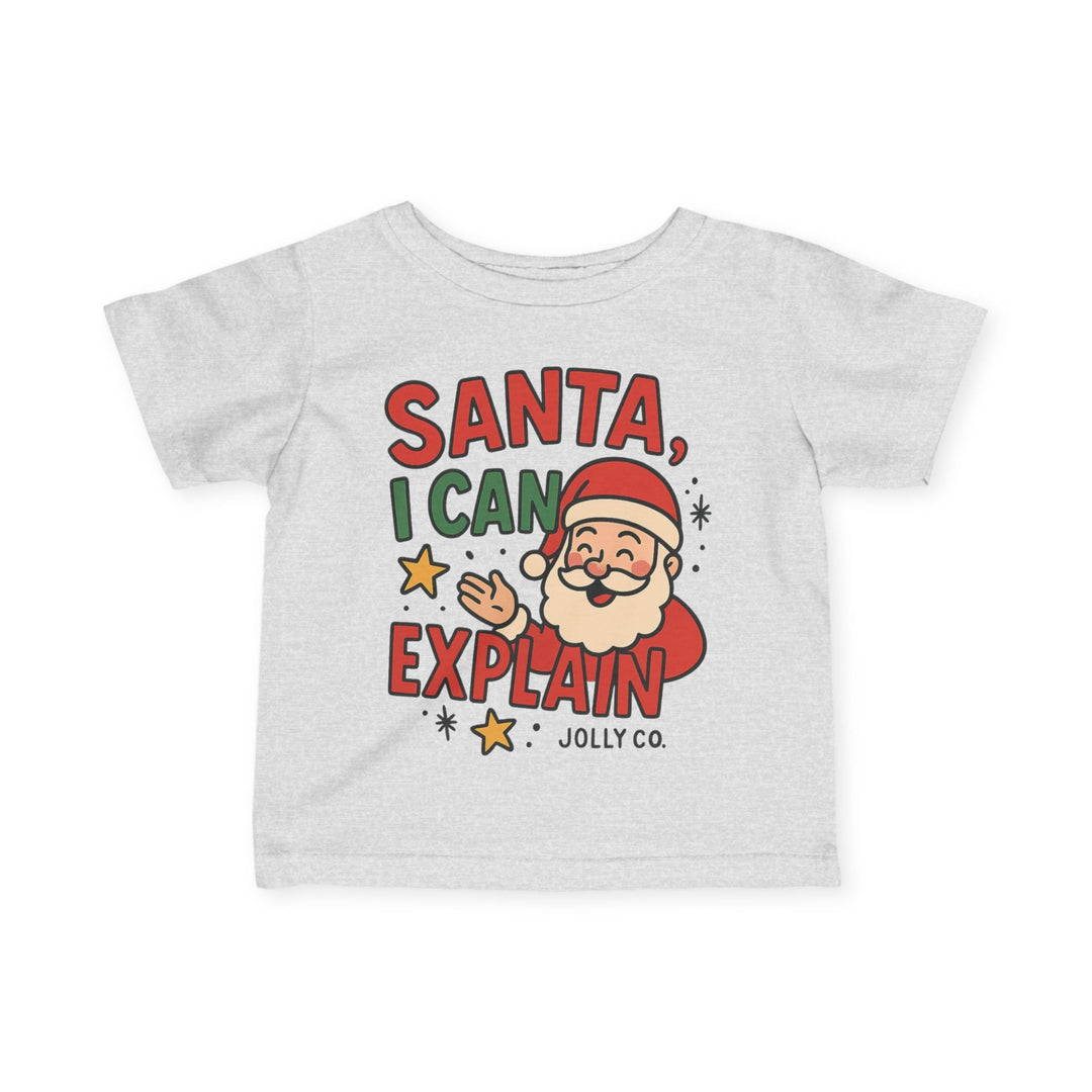 Santa, I Can Explain Baby Short Sleeve Tee - Jolly Co Creations