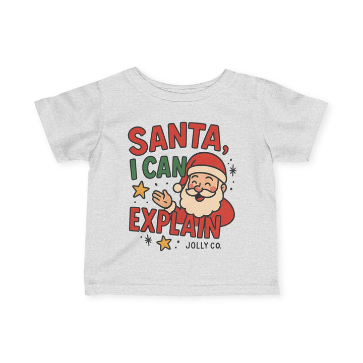 Santa, I Can Explain Baby Short Sleeve Tee - Jolly Co Creations