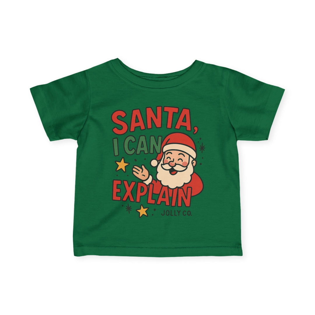 Santa, I Can Explain Baby Short Sleeve Tee - Jolly Co Creations