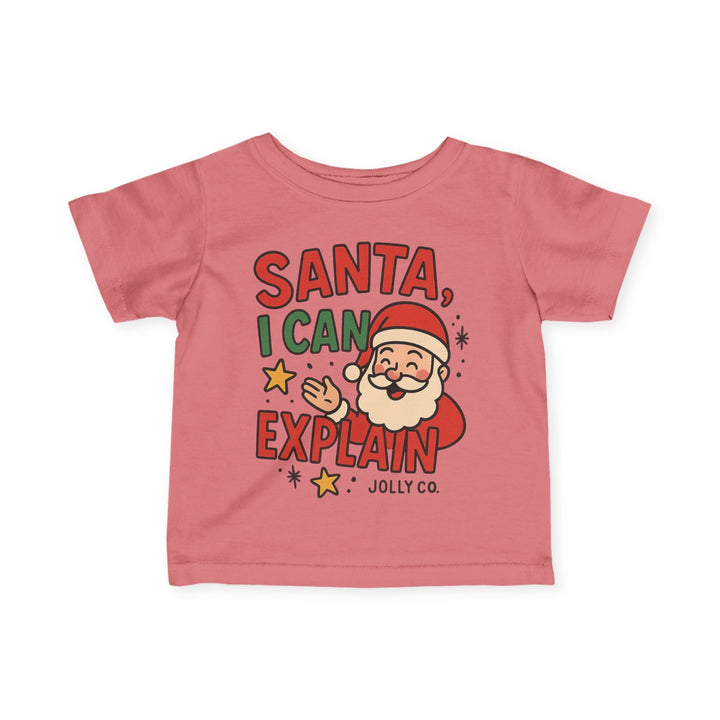 Santa, I Can Explain Baby Short Sleeve Tee - Jolly Co Creations