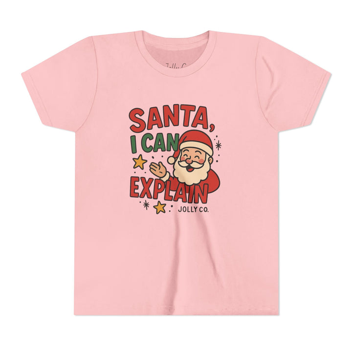 Santa, I Can Explain Kids Short Sleeve Tee - Jolly Co Creations