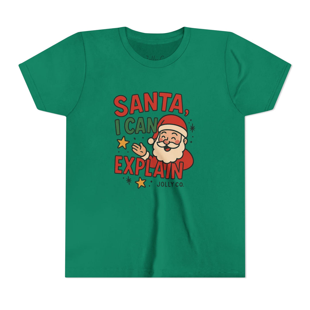 Santa, I Can Explain Kids Short Sleeve Tee - Jolly Co Creations