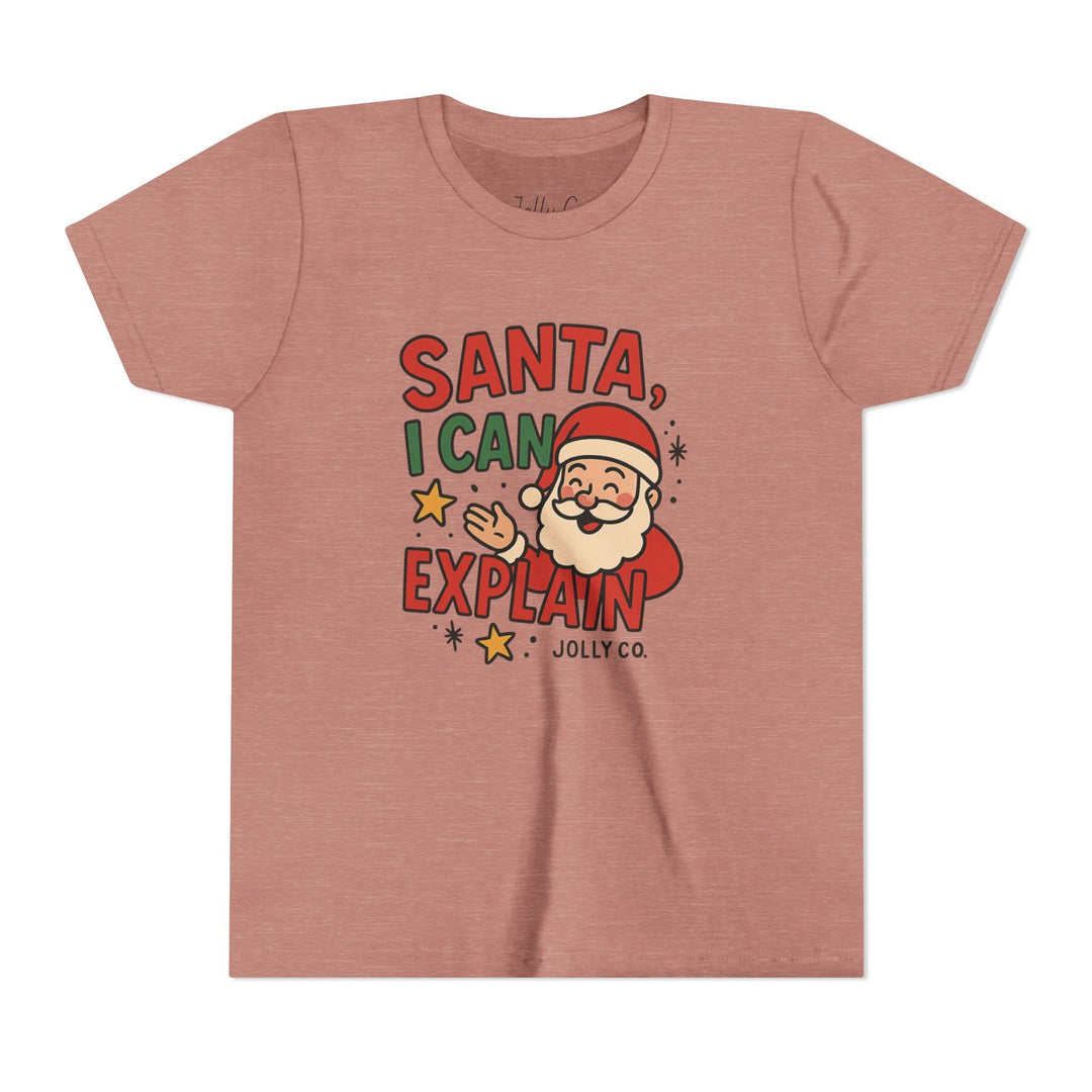 Santa, I Can Explain Kids Short Sleeve Tee - Jolly Co Creations