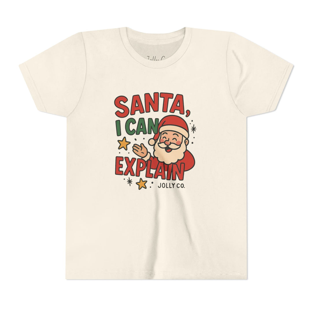 Santa, I Can Explain Kids Short Sleeve Tee - Jolly Co Creations