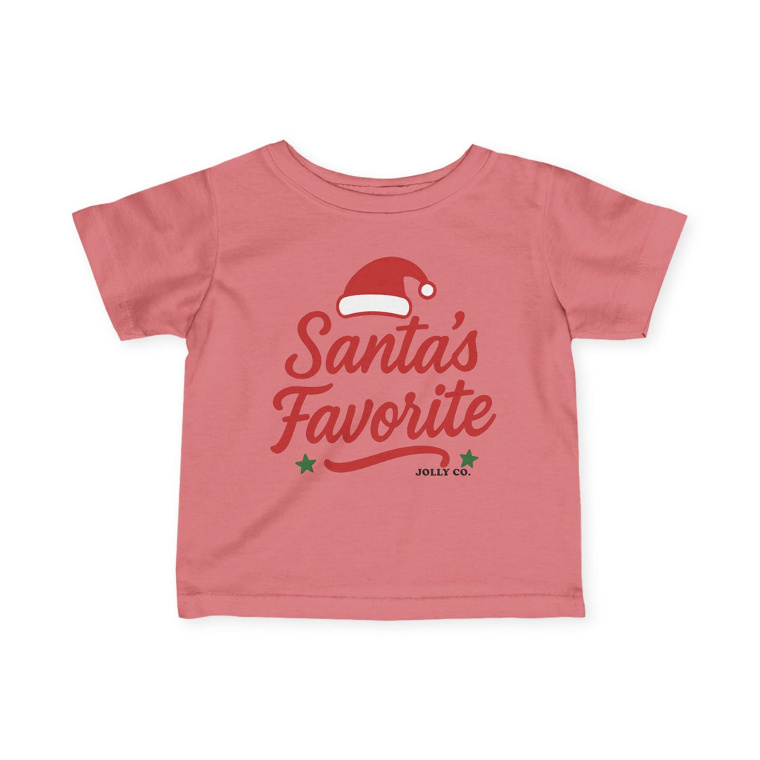 Santa's Favorite Baby Short Sleeve Tee - Jolly Co Creations