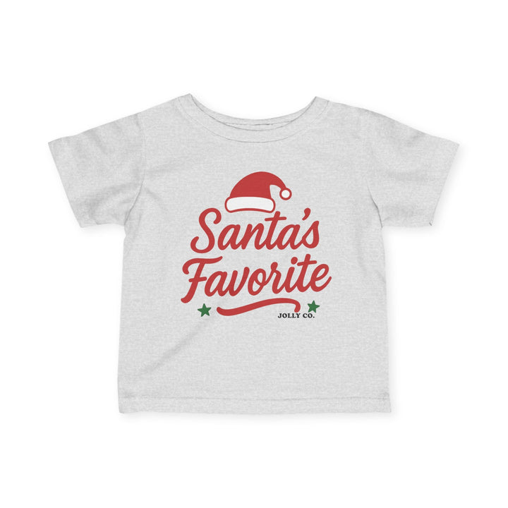 Santa's Favorite Baby Short Sleeve Tee - Jolly Co Creations