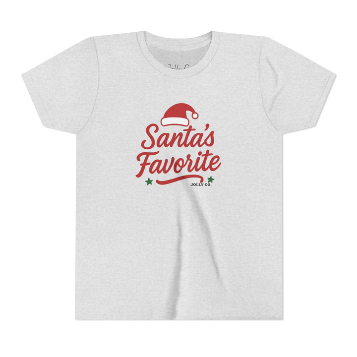 Santa's Favorite Kids Short Sleeve Tee - Jolly Co Creations