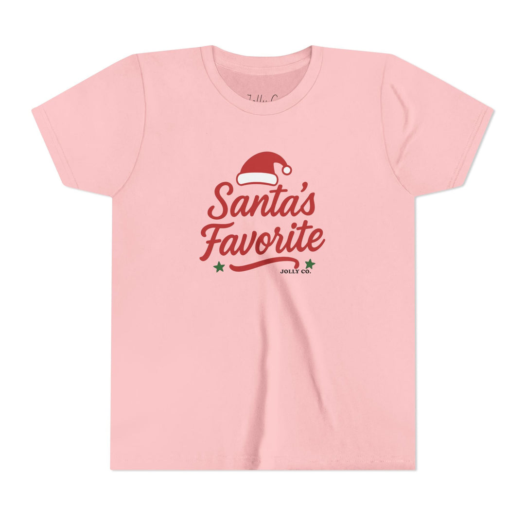 Santa's Favorite Kids Short Sleeve Tee - Jolly Co Creations
