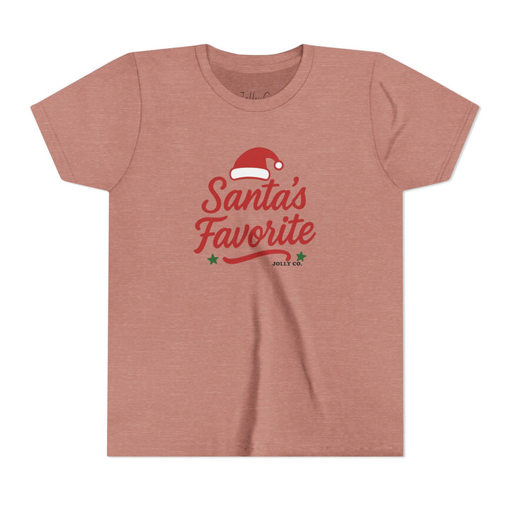 Santa's Favorite Kids Short Sleeve Tee - Jolly Co Creations
