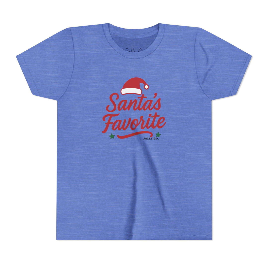 Santa's Favorite Kids Short Sleeve Tee - Jolly Co Creations