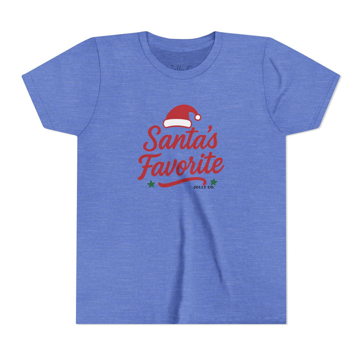 Santa's Favorite Kids Short Sleeve Tee - Jolly Co Creations