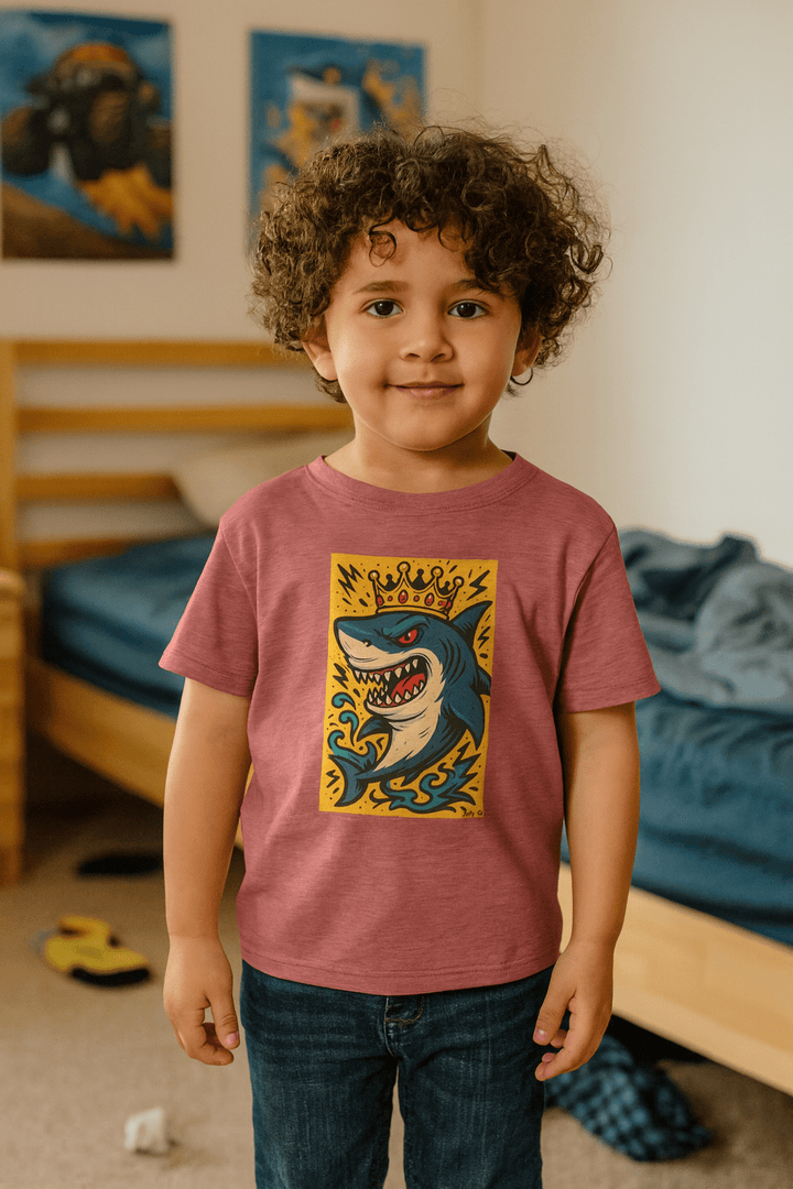 Shark Toddler Short Sleeve Tee - Jolly Co Creations
