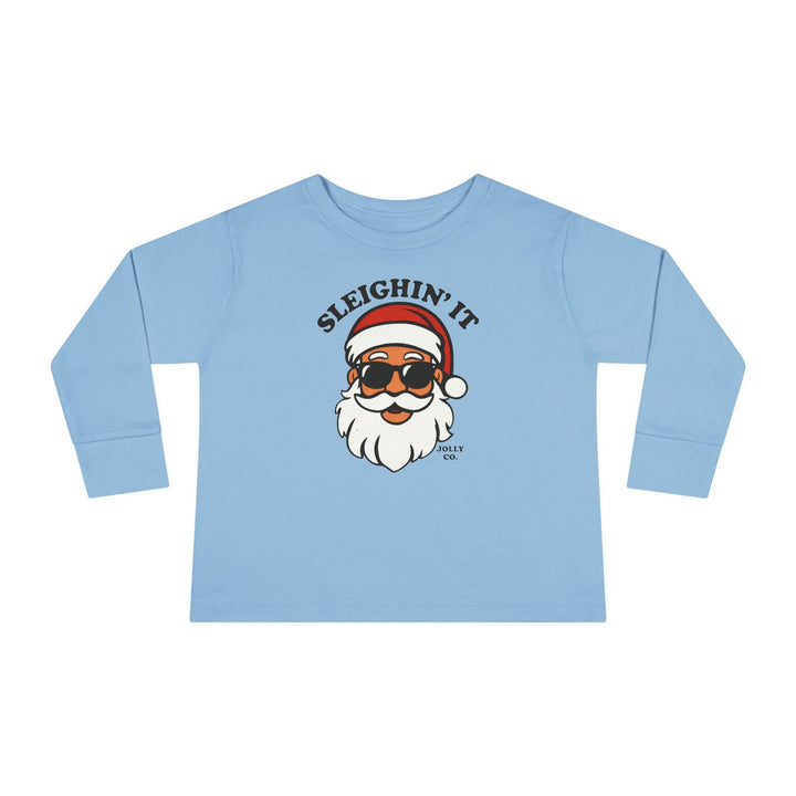 Sleighin' It Toddler Long Sleeve Tee - Jolly Co Creations