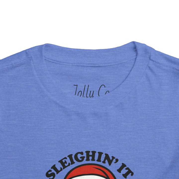 Sleighin' It Toddler Short Sleeve Tee - Jolly Co Creations