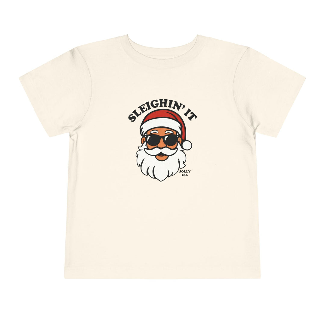 Sleighin' It Toddler Short Sleeve Tee - Jolly Co Creations