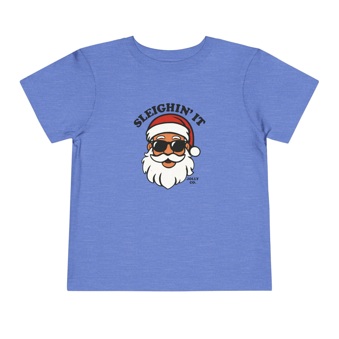 Sleighin' It Toddler Short Sleeve Tee - Jolly Co Creations