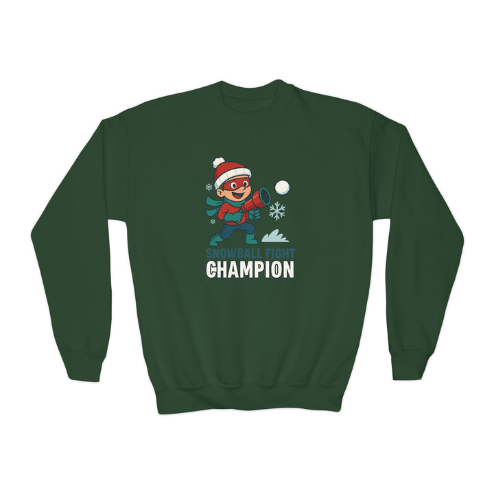 Snowball Fight Champion Kids Sweatshirt - Jolly Co Creations