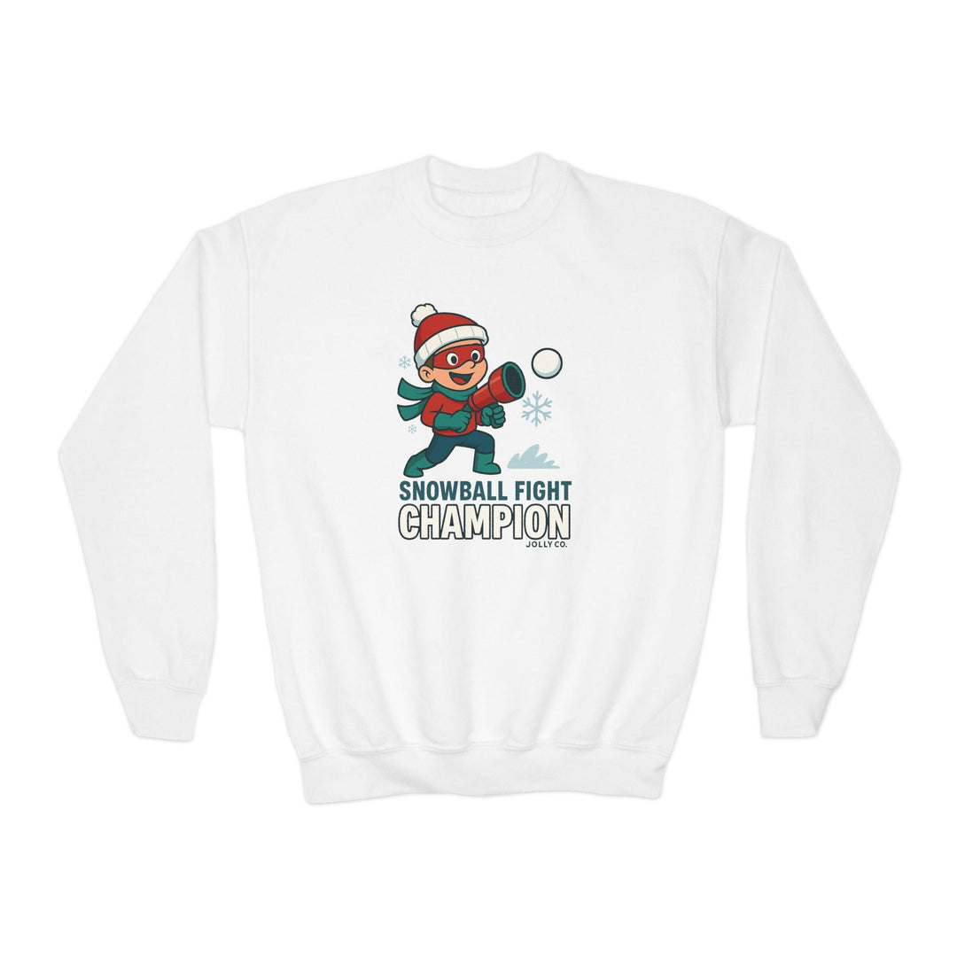 Snowball Fight Champion Kids Sweatshirt - Jolly Co Creations
