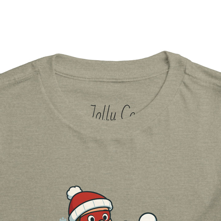 Snowball Fight Champion Toddler Short Sleeve Tee - Jolly Co Creations