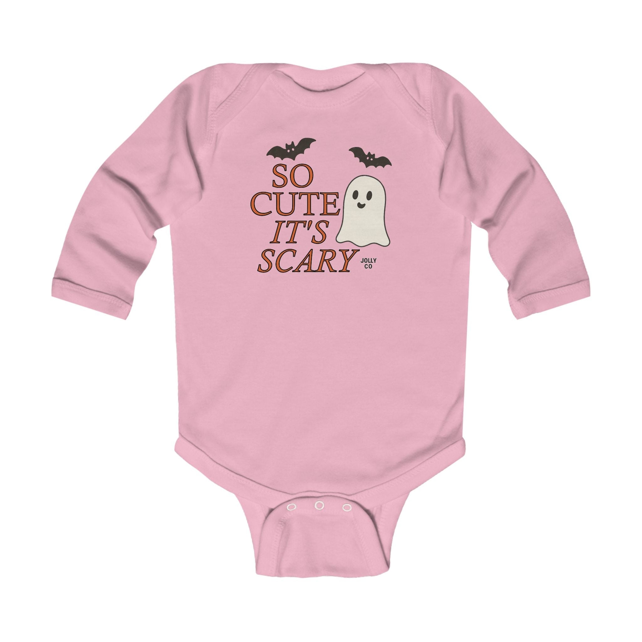 So Cute It’s Scary Baby Long Sleeve Onesie - Jolly Co Creations