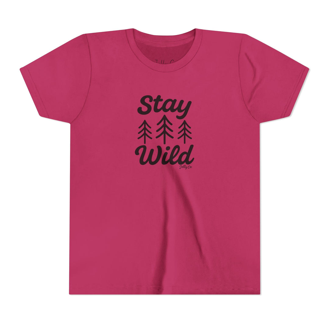 Stay Wild Kids Short Sleeve Tee - Jolly Co Creations