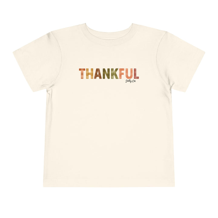 Thankful Toddler Short Sleeve Tee - Jolly Co Creations