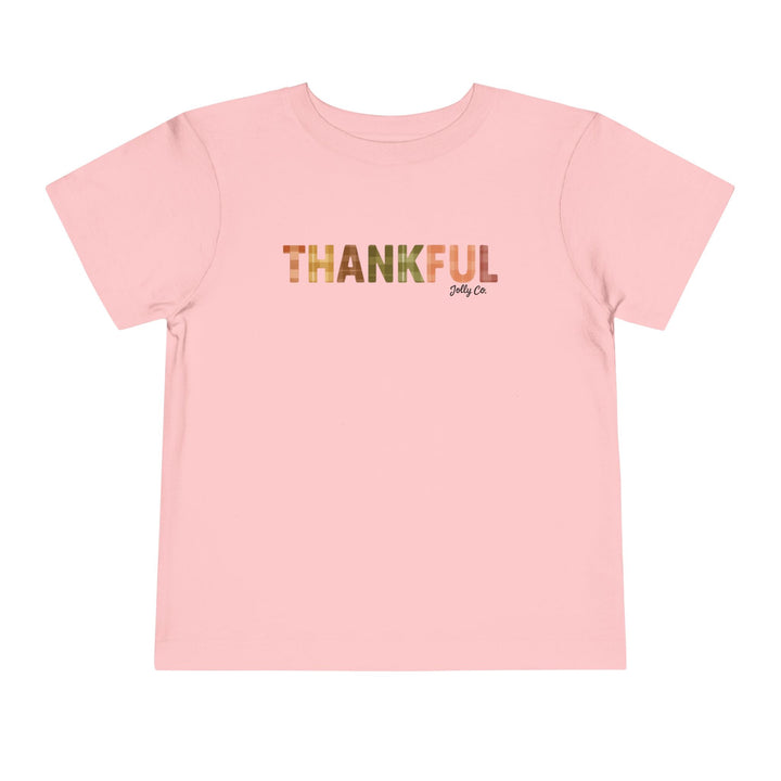 Thankful Toddler Short Sleeve Tee - Jolly Co Creations