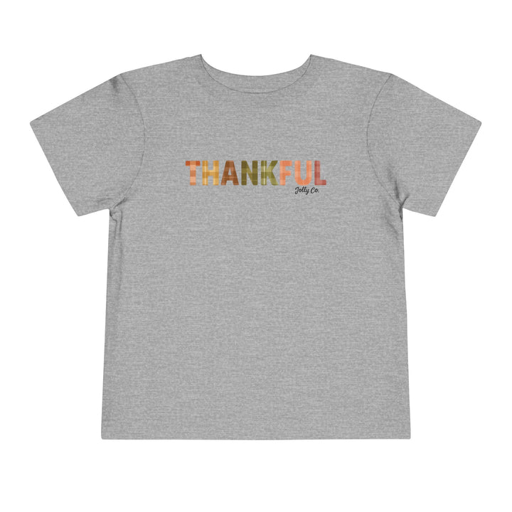 Thankful Toddler Short Sleeve Tee - Jolly Co Creations
