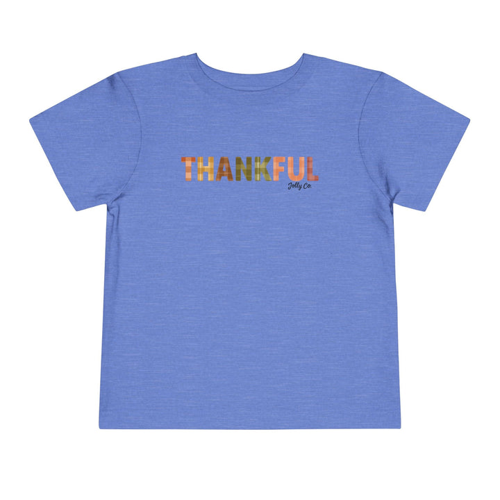 Thankful Toddler Short Sleeve Tee - Jolly Co Creations