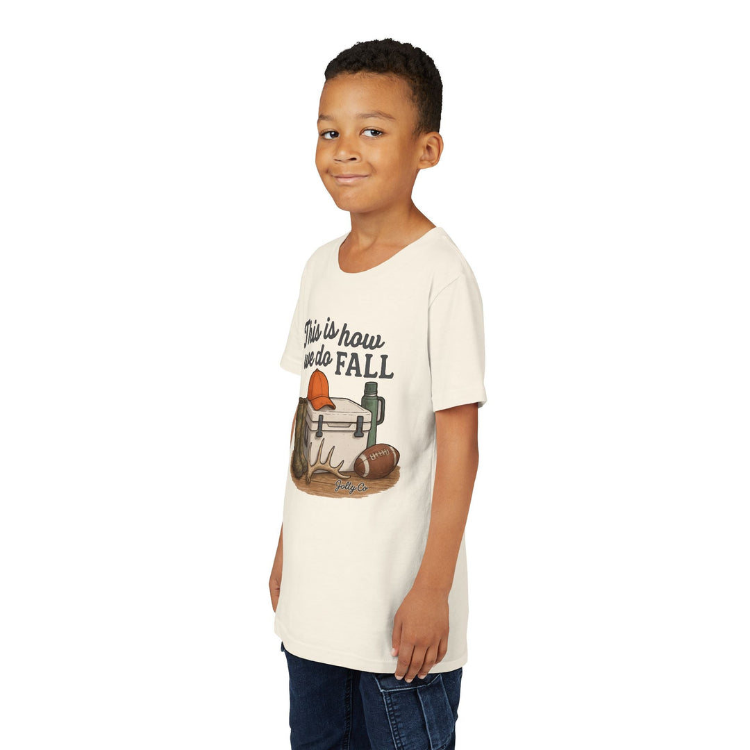 This is how we do Fall Kids Short Sleeve Tee - Jolly Co Creations