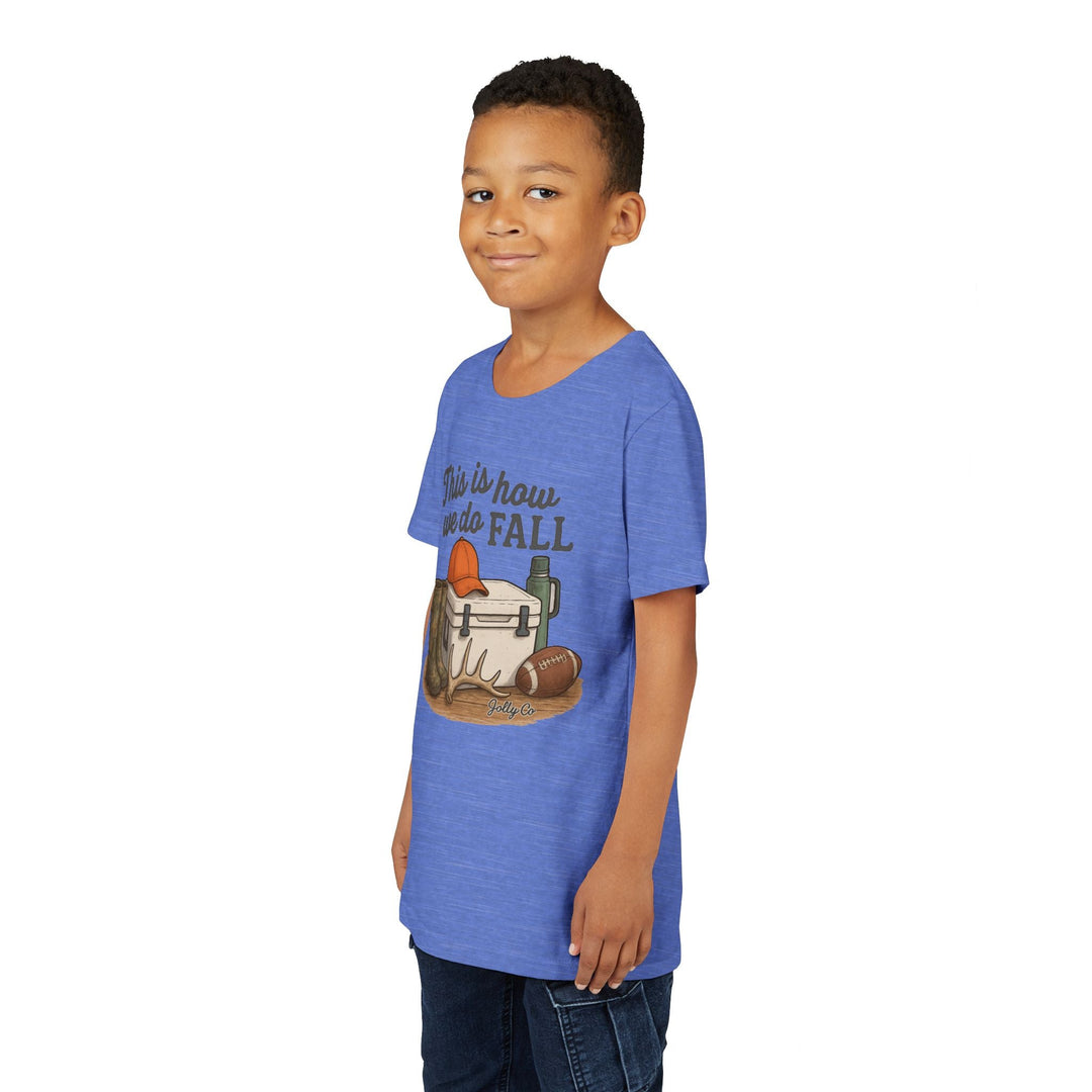 This is how we do Fall Kids Short Sleeve Tee - Jolly Co Creations